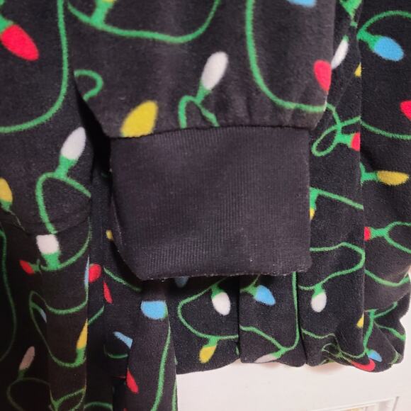 Tipsy Elves Christmas Lights Jumpsuit Holiday Christmas Comfy Size Large - Picture 8 of 11